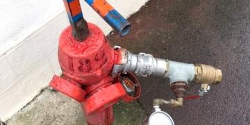 AEP : Test de pression sur les poteaux incendie
